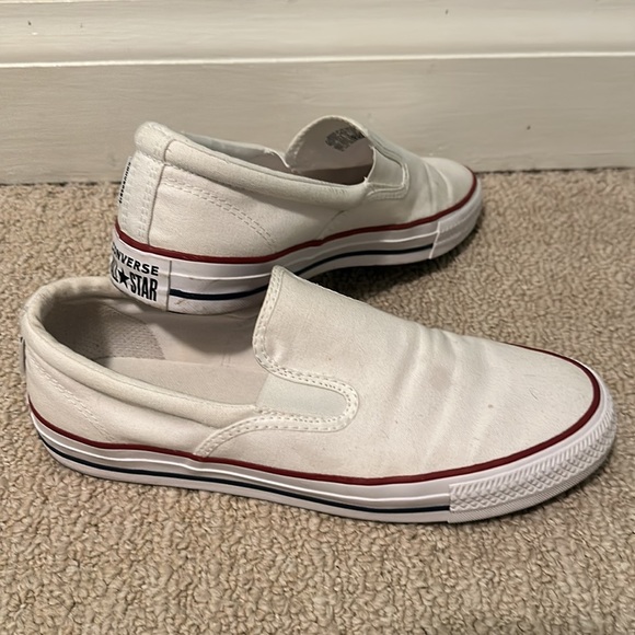 White slide on Converse shoes - Picture 2 of 2